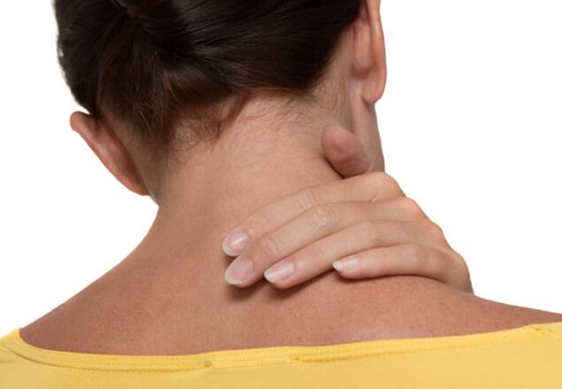 Pain in the neck with osteochondrosis of the cervical spine